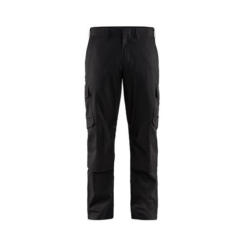 Pantalon industrie à poches genouillères noir - Blåkläder