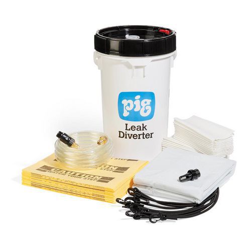 Opvangset voor lekkage PIG® Leak Diverter voor daken - Pig