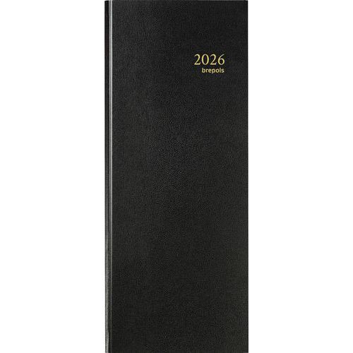 Agenda Saturnus zwart - 1 dag/2 pagina's - groot formaat - jaar 2025 Agenda Saturnus zwart - 1 dag/2 pagina's - groot formaat - jaar 2025