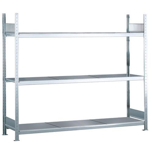 Rayonnage grande largeur Easy-Fix Plus - Tablette galva - Schulte