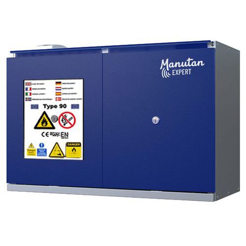 Armoire basse batterie lithium actif - 2 portes - Manutan Expert