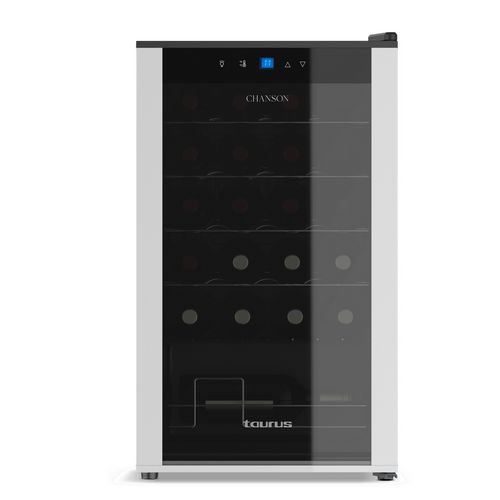 Compacte wijnkelder, Energieklasse: G, Capaciteit (aantal flessen): 24, Temperatuurdisplay: ja