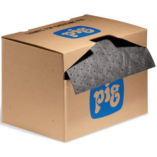 Universeel absorptiemiddel MD+ - voorgesneden, op rol met dispenser