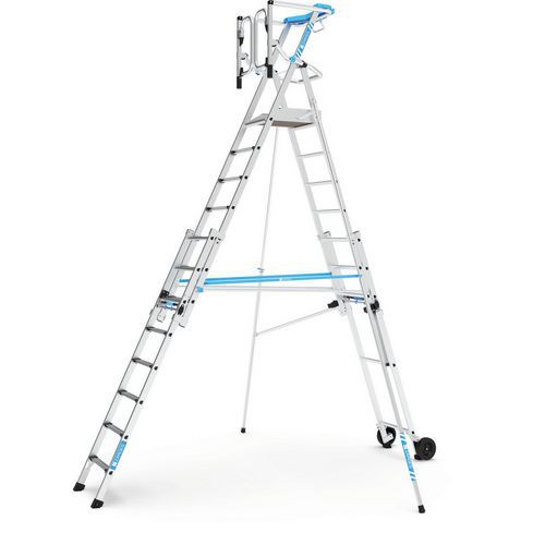 Platformladder ZAP Masterflex Plus S - 5 tot 12 treden - Zarges