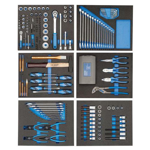 Jeu outils en modules 190 pièces TS-190 - Gedore