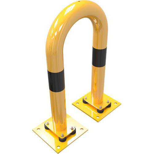 Beschermbeugel elastisch kantelbaar buis - Geel/zwart - Schake