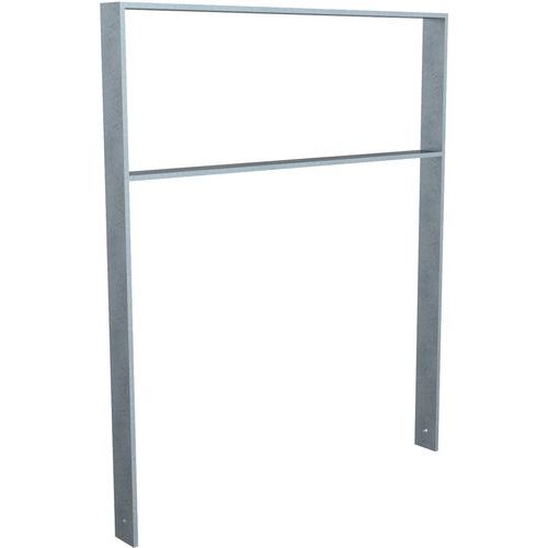 Fietsaanleunbeugel staal met tussenbuis - Schake