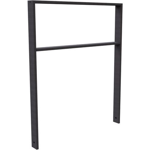 Fietsaanleunbeugel met tussenbuis en gecoat - Schake