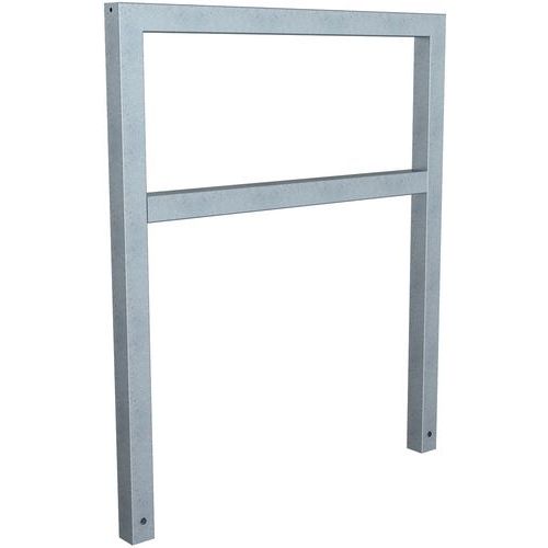 Fietsaanleunbeugel met of zonder vierkante buis 60x60 mm - Schake