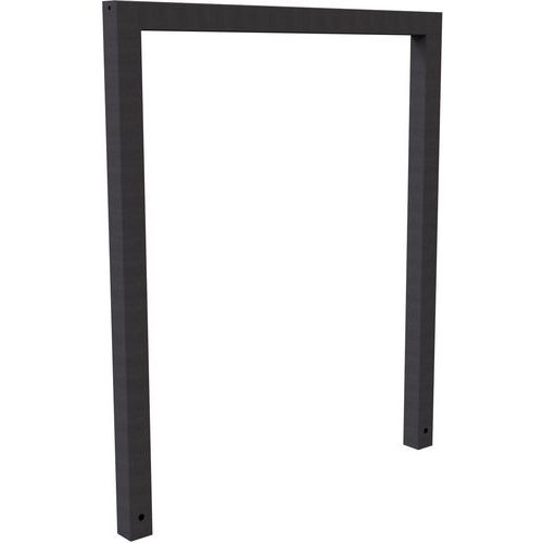 Fietsaanleunbeugel met vierkante buis gecoat - Schake