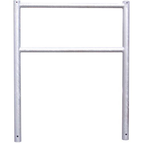 Fietsaanleunbeugel met platte kop voor inzetting in beton - Schake