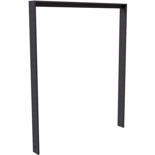 Fietsaanleunbeugel plat staal met gecoat - Schake