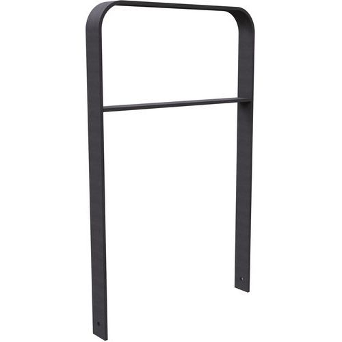 Fietsaanleunbeugel met tussenbuis gebogen plat staal - Schake