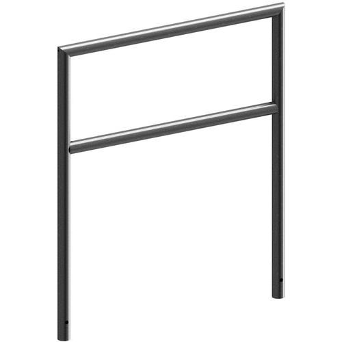 Fietsaanleunbeugel met tussenbuis thermisch verzinkt - Schake