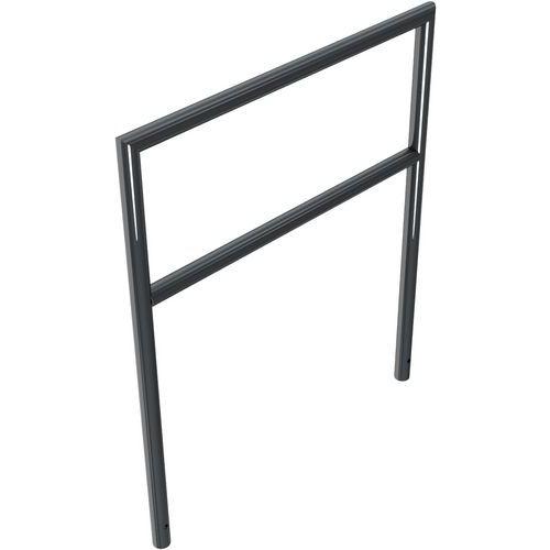 Fietsbeugel gecoat staal met tussenbuis in beton - Schake