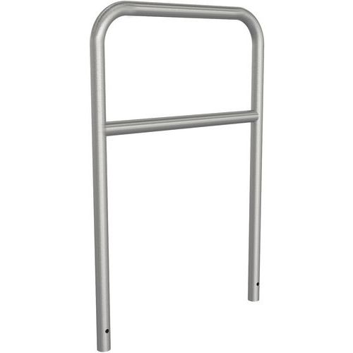 Fietsbeugel met tussenbuis rvs - Schake