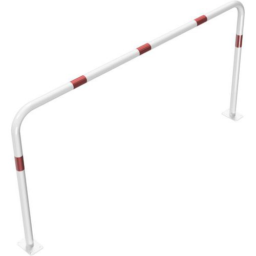 Beschermbeugel zonder dwarsbalk Ø 48mm voor plug - Wit/rood - Schake