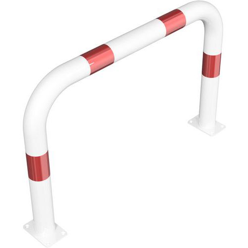 Beschermbeugel 76 x 2,6 mm zonder dwarsbalk plug Wit/Rood - Schake
