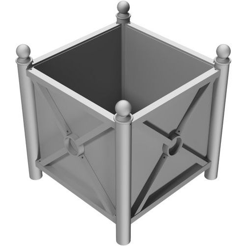 Plantenbak met ronde buizen en bolvormige kop - Schake