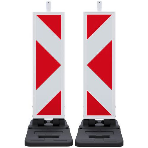 Geleidebaak opvouwbaar klasse RA2/C - Pijl - Dubbelzijdig - Schake