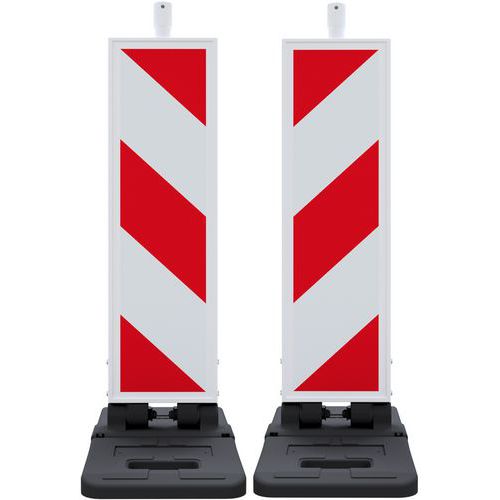 Geleidebaak opvouwbaar klasse RA2/B - Gearceerd Dubbelzijdig - Schake