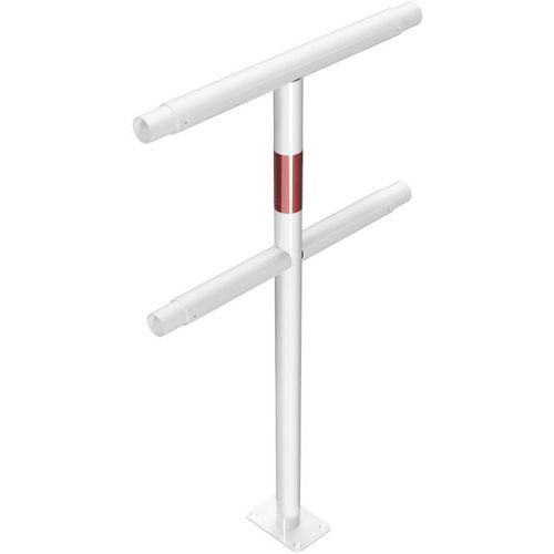 Steunpaal met voetplaat voor pluggen met reflecterend stroken - Schake