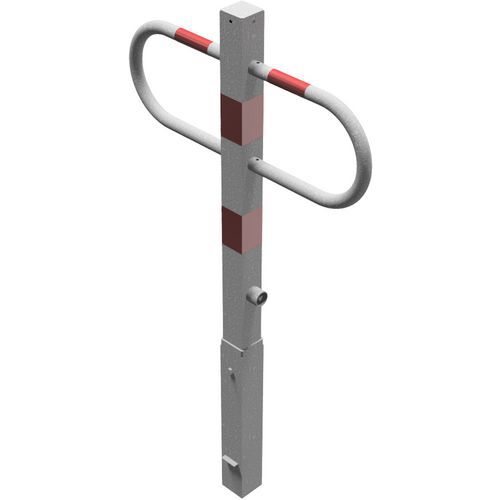 Parkeerbeugel verwijderbaar reflecterend driehoekslot - Schake