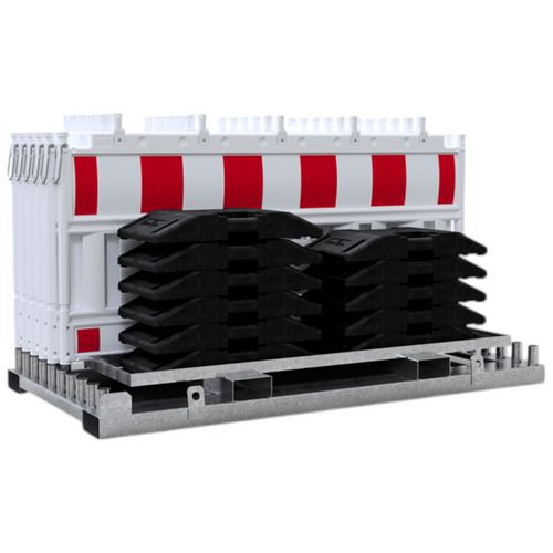 Afzethek met grondplaat inclusief lampadapter type RA1/A Nox - Schake