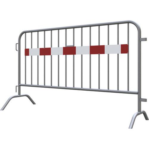 Dranghek type D 14 spijlen met waarschuwingsplaat - Schake