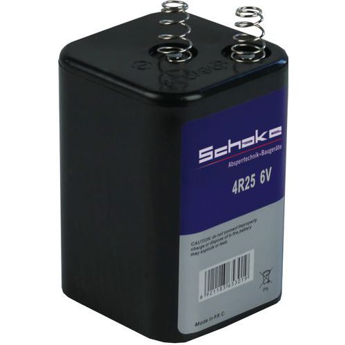 Blokbatterij 6V / 7AH - Schake