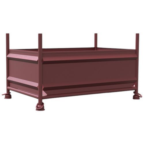 Palletbox met gesloten wanden - Open haak - Schake