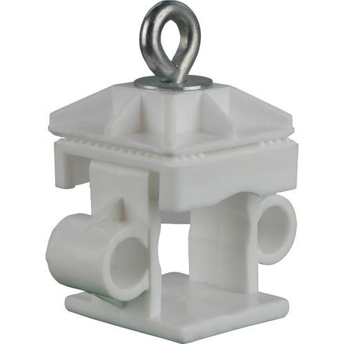 Bordklem kunststof oog voor steunbuis - Schake