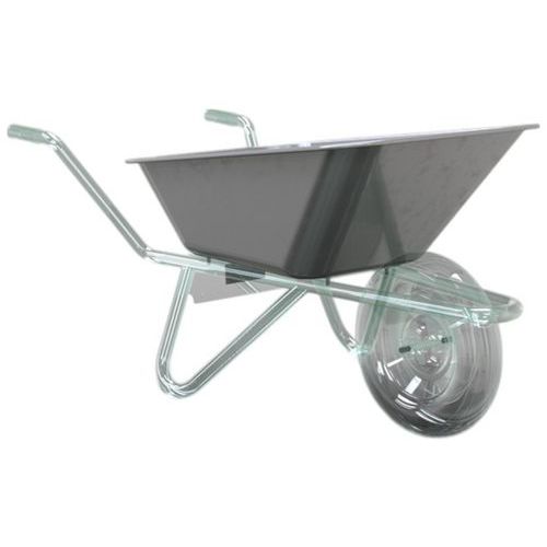 Platte bak 90 L gegalvaniseerd voor kruiwagen - Schake