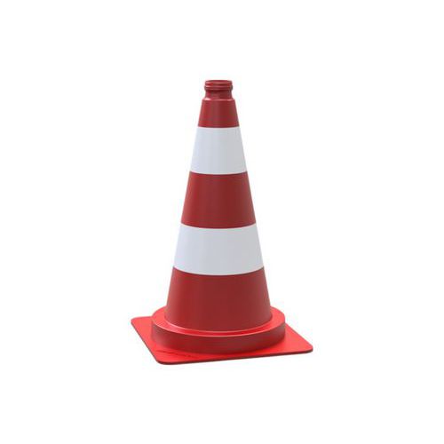 Verkeerskegel - Rood/wit - Schake