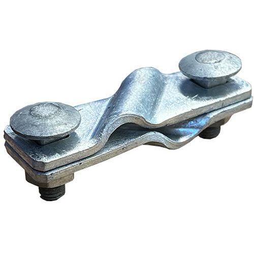 Dubbele en diagonale connector voor aardingstape - Schake