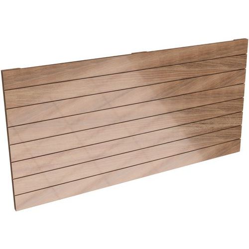 Schuttingpaneel van massief hout - Schake