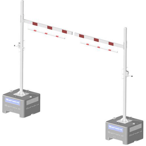 Hoogtebegrenzer mobiel - profielcilinderslot - Schake
