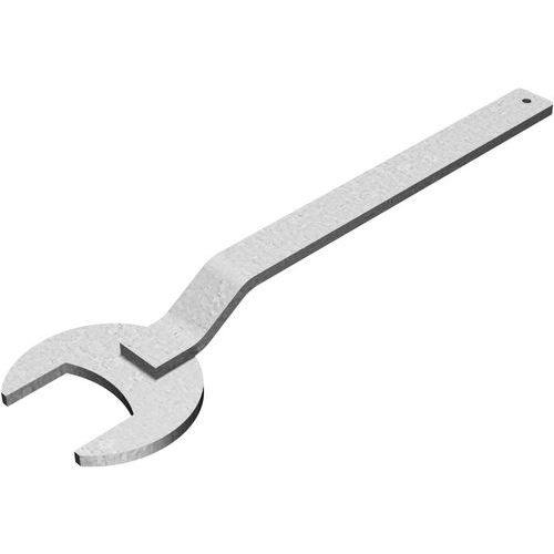 grondkoker voor buispaal met sleutel thermisch verzinkt Ø48mm - Schake