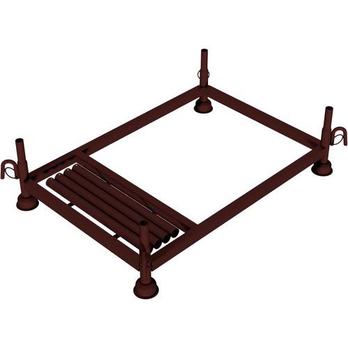 Stapelpallet met afneembare staanders - Schake