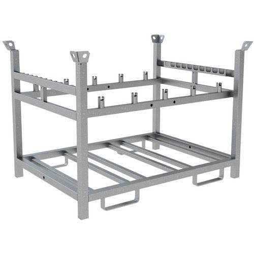 Pallet voor opslag en transport van verkeerspanelenset - Schake