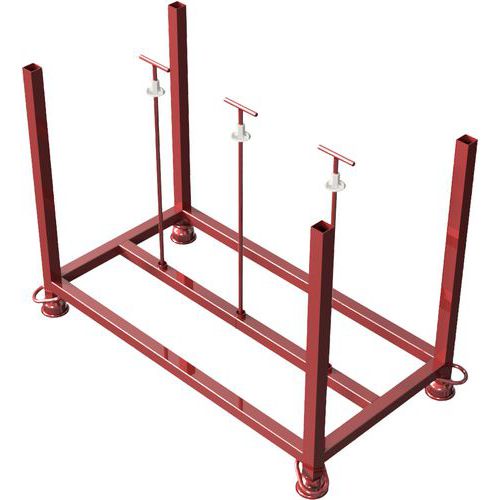 Stapelpallet voor voetplaat - Schake