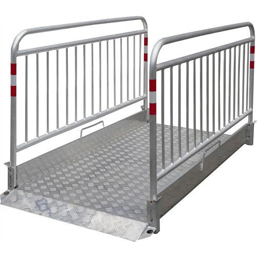 Loopbrug aluminium Secure - Schake