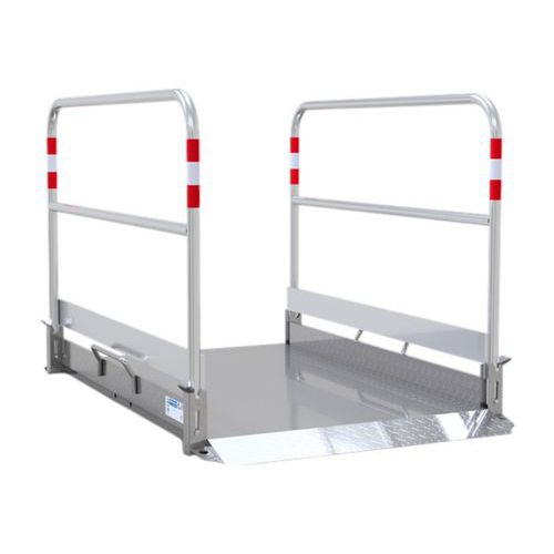 Loopbrug aluminium - Schake