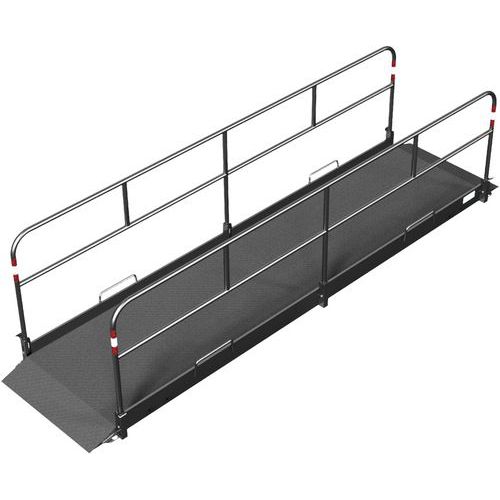 Loopbrug aluminium- Schake