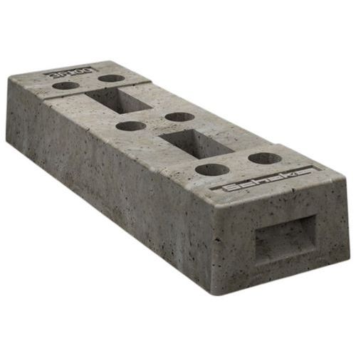 Bouwhekvoet beton met 6 boringen - Schake