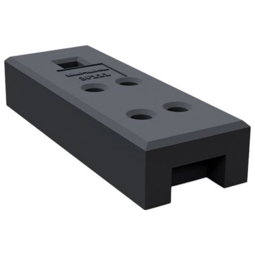 Bouwhekvoet beton met 4 boringen - Schake