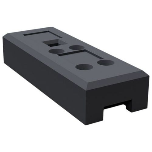 Bouwhekvoet gerecycled materiaal met 5 boringen - Schake