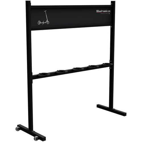 Scooterrek met reclamebord - Schake