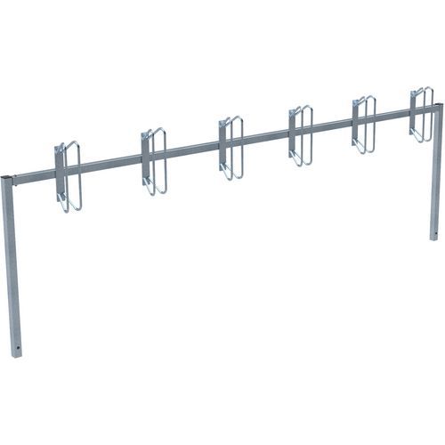 Fietsenrek – serieel parkeren - 6 plaatsen in beton - Schake