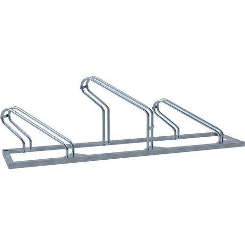 Fietsenrek links - 3 plaatsen - Schake